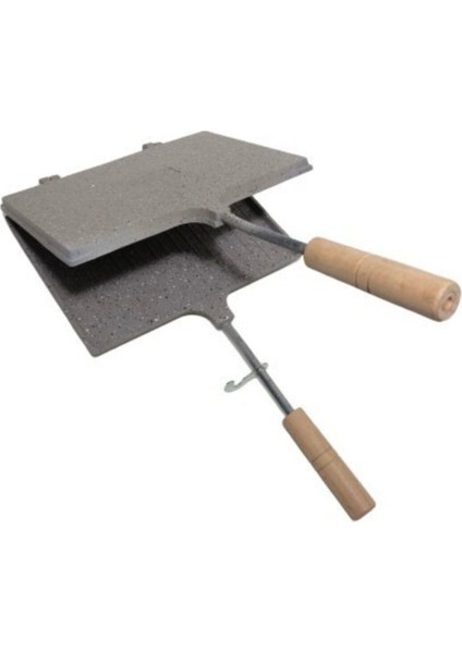 Iç Dış Granit Tost Makinesi, Ekmek Kızartma, Ocak Üstü Pratik Kullanım