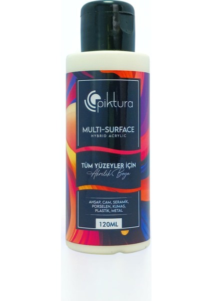 Akrilik Multisurface Boya 120ML Beyaz Kuğu