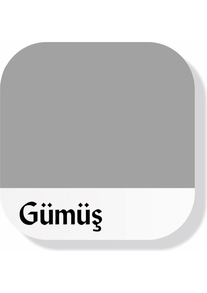 Akrilik Multisurface Boya 500ML Gümüş Gri