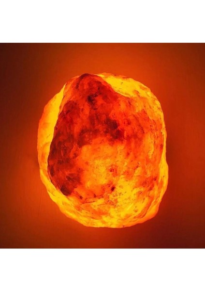 Himalaya Kristal Kaya Tuzu Lambası ve Seramik Öğütücü, 3-4 Kg, Turuncu Renk modelleri