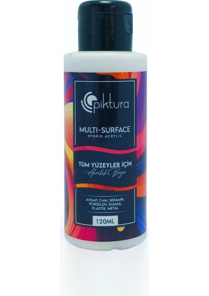 Akrilik Multisurface Boya 120ML Beyaz