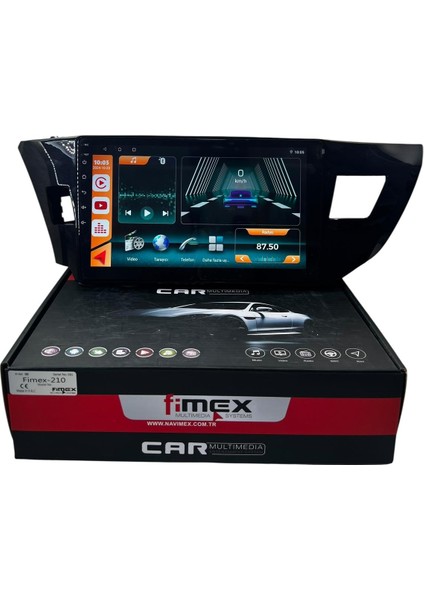 Toyota Corolla 2013-2015 Fimex 4-64 (Fanlı) Dspli Pro Oem Multimedia
