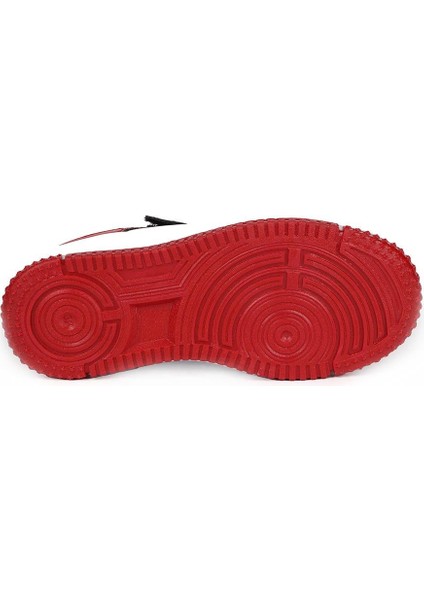 25C.HAYKAT Beyaz-Kırmızı Cırtlı Ortopedik Sneaker Erkek Çocuk Spor Ayakkabı fırsatları