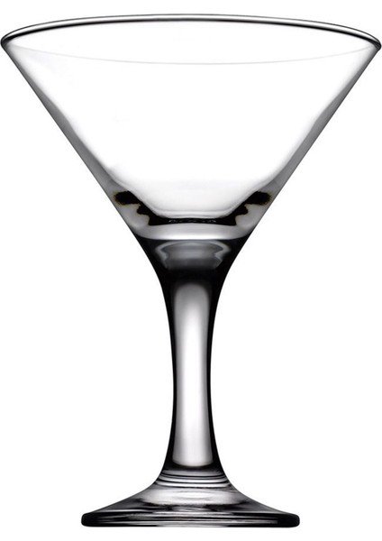 Şık 190CC Beyaz Martini Bardak Takımı, 6'lı Set, Zarif ve Kaliteli Tasarım