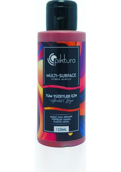 Akrilik Multisurface Boya 120ML Bordo