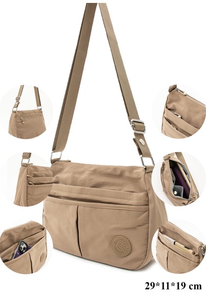 4009 Kadın Suya Dayanıklı Paraşüt Kumaş El Omuz Çantası Kol Çantası Çapraz Çantası fiyatları