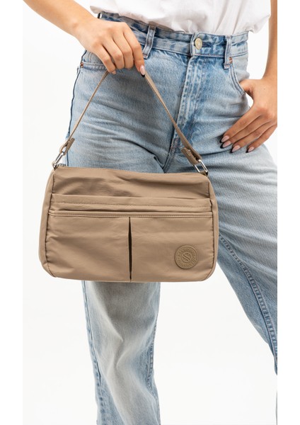 4009 Kadın Suya Dayanıklı Paraşüt Kumaş El Omuz Çantası Kol Çantası Çapraz Çantası modelleri