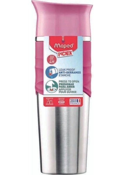 Pembe Matara 320 Ml, Şık ve Hafif, Renkli Günler Için Ideal