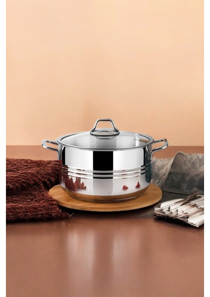 Çelik Tencere 18 cm Lines, Dayanıklı ve Şık Mutfak Gereci