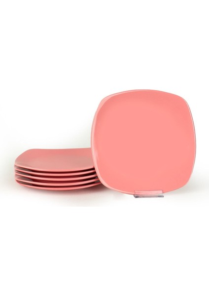 Pembe Köşem 27 cm 6'lı Servis Tabağı Seti, Şık ve Kullanışlı Tasarım fırsatları