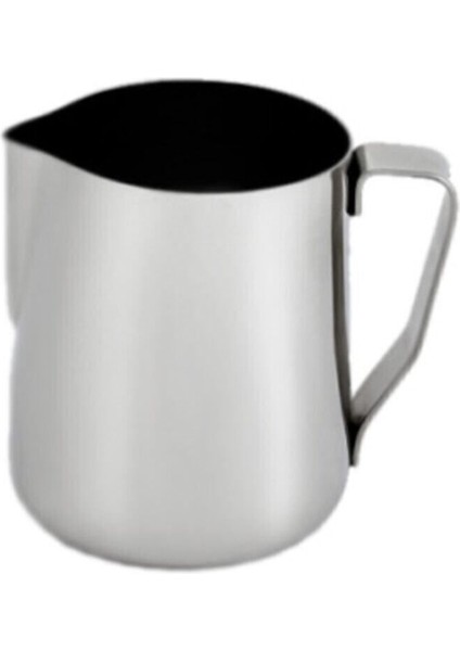 Gri Paslanmaz Çelik Kahve ve Süt Potu 300 Ml, Kapaksız, Şık ve Kullanışlı