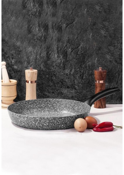 24CM Ultra Granit Tava, Dayanıklı ve Şık, Gri Renk modelleri