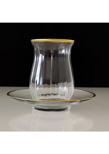 6 Kişilik 12 Parça 145 ml Çay Bardağı Seti, Şık ve Kullanışlı Tasarım