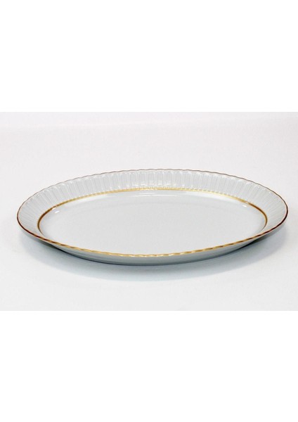 Yaldızlı 30CM Kayık Tabak, Şık ve Şeffaf Tasarım fiyatları