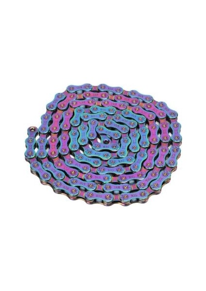 Renkli 10 Lu Paslanmaz Bisiklet Zinciri Renkli Galvanik