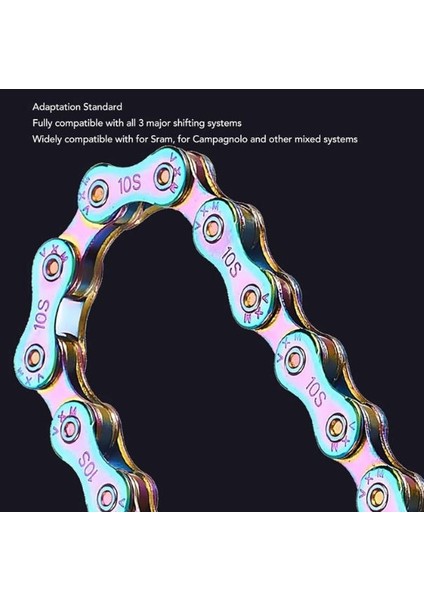 Renkli 10 Lu Paslanmaz Bisiklet Zinciri Renkli Galvanik modelleri