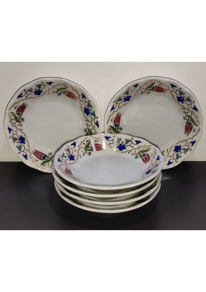 Beyaz 6'lı Porselen Çay Tabağı, Zarif ve Şık Tasarım, 11 cm fiyatları