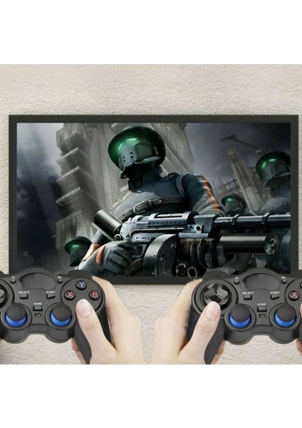 Çiftli Kablosuz Android Tv & Ps3 Uyumlu Oyun Kolu Seti – USB Alıcı ve Dönüştürücü Aparatlar Dahil fiyatları