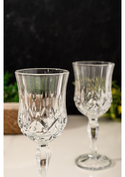 6'lı Renkli Cam Ayaklı Kahve ve Su Bardağı Seti, Şık ve Zarif Tasarım fiyatları