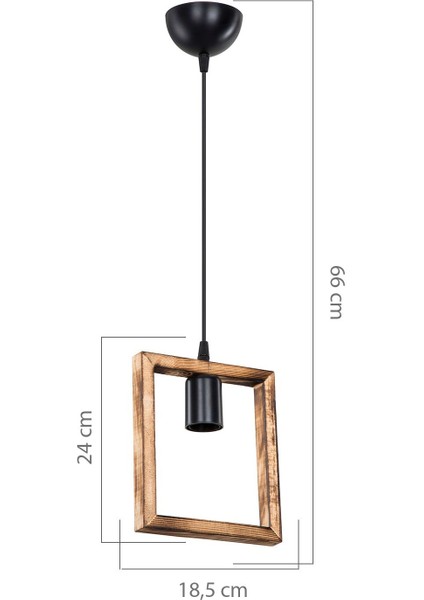 Şık Siyah Tekli Sarkıt Işıklandırma, Modern ve Sade Tasarım, Ev ve Ofis Kullanımı Için Ideal fırsatları