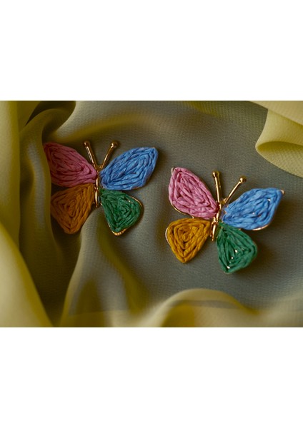 Saaden Kelebek Hasır Küpe fiyatları