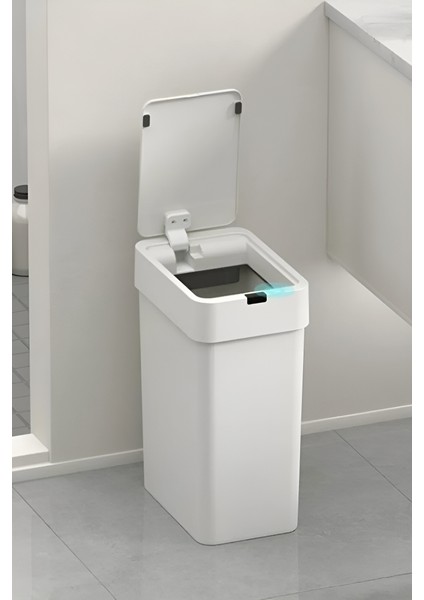 Sensörlü Otomatik Slim Çöp Kovası 9 Lt + Duvara Asılabilir Beyaz Silikon Klozet Fırçası fiyatları