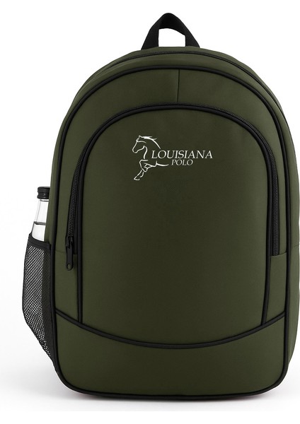 3 Bölmeli Okul Sırt Çantası Haki 2450