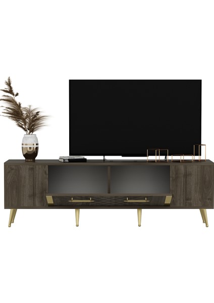 TS001CG- Getas Tv Stand Ceviz-Altın indirimleri