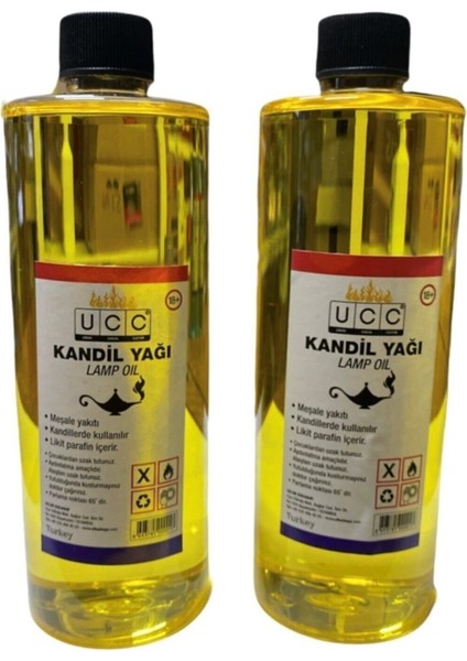 Kandil Yağı, Kokusuz, Dumansız, Iç Mekan Gaz Lambası Yakıtı, 400 Ml, 2'li Set
