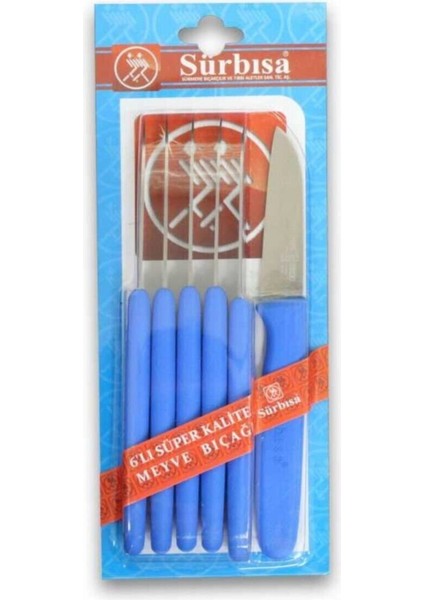 Mavi Renkli 61007 Meyve Bıçağı, Pratik ve Şık Mutfak Gereci