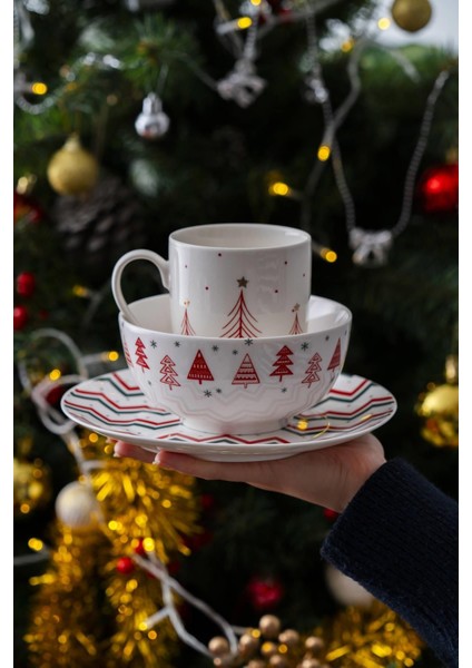 Renkli 3 Parça Kase ve Kupa Takımı, Şık ve Kullanışlı Set modelleri