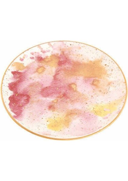 Pembe 17 cm Düz Tabak, Şık ve Zarif Sunum Için Mükemmel Seçenek fiyatları