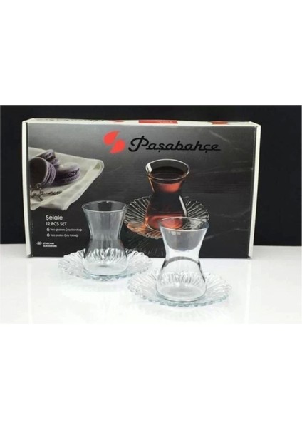 Şelale Çay Bardağı Takımı 6'lı, Şık ve Renkli Tasarım, Ev ve Ofis Kullanımı Için Ideal modelleri