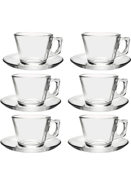 6'lı Beyaz Fincan Takımı, 195CC, Şık ve Kullanışlı, Set Halinde Sunulur. fiyatları