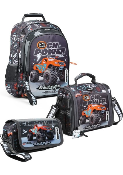 Chimola Off-Road Üçlü Okul Çantası Seti-Ithal