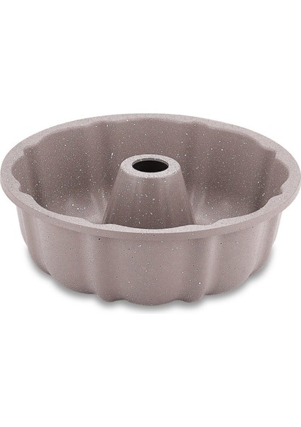 Bej Döküm Klasik Kek Kalıbı, Dayanıklı ve Şık Mutfak Gereci