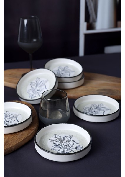 Çok Renkli Çok Amaçlı 14 cm Çoklu Çerezlik ve Sosluk Takımı 6'lı