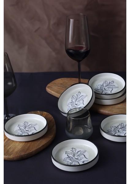 Çok Renkli Çok Amaçlı 14 cm Çoklu Çerezlik ve Sosluk Takımı 6'lı indirimleri