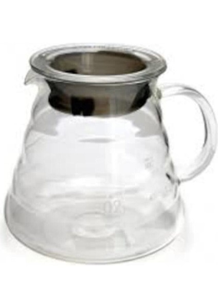 Borosilikat Cam Kahve Sürahisi 600 Ml, Şık ve Dayanıklı Kahve Servisi Için Ideal