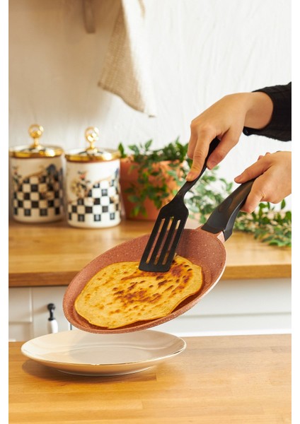 Rose Renkli 26 cm Krep Tava, Şık ve Kullanışlı Mutfak Gereçleri fiyatları