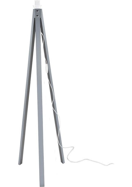 Modelight Deko Lambader Ayağı Gri ve Turuncu, Şık ve Modern Dekorasyon Için Ideal.