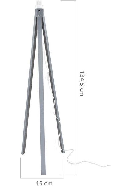 Modelight Deko Lambader Ayağı Gri ve Turuncu, Şık ve Modern Dekorasyon Için Ideal. fiyatları