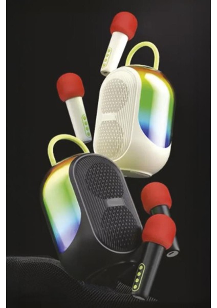 Çift Mikrofonlu Kablosuz Parti Hoparlörü fiyatları