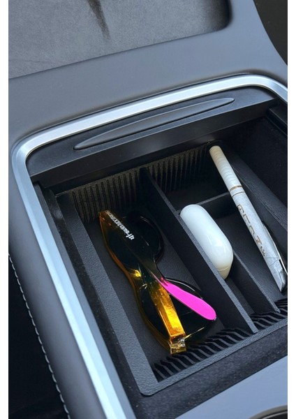 Tesla Model 3 / Model Y Uyumlu Çok Gözlü Orta Konsol Organizer + Değiştirilebilir Uçlu Aparat fiyatları
