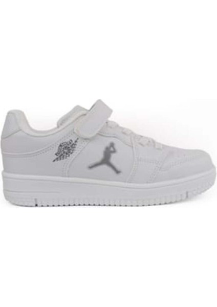 25C.HAYKAT Beyaz Cırtlı Ortopedik Sneaker Erkek Çocuk Spor Ayakkabı