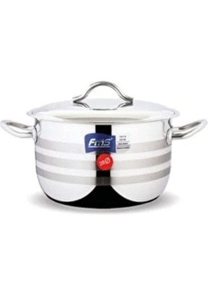 Şık 18 cm Çelik Derin Tencere, Dayanıklı ve Kullanışlı Mutfak Gereci