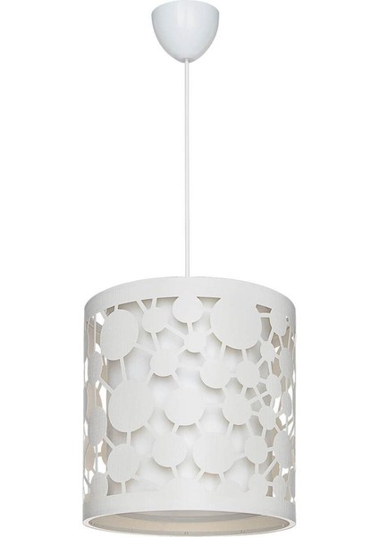 Beyaz ve Turuncu Renklerde Modern Tekli Sarkıt Aydınlatma