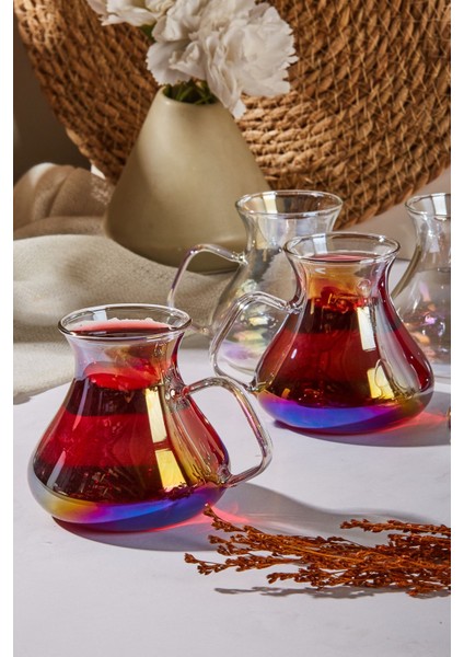 Şık 6'lı 200 ml Luster Çay Bardağı Seti, Zarif ve Kullanışlı Tasarım modelleri