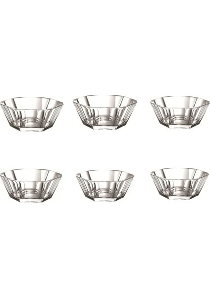 6'lı Nude Reflection Kristal Cam Kase Seti, Sunum ve Çerezlik, Şık ve Zarif Tasarım modelleri