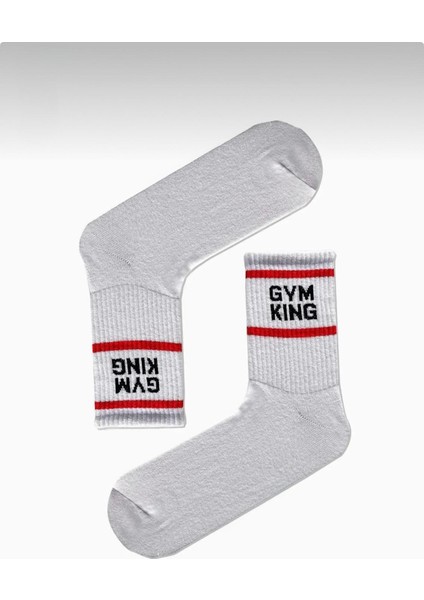 5'li Sportif Desenli Beyaz Unisex %100 Pamuk Tenis Çorap Seti fırsatları